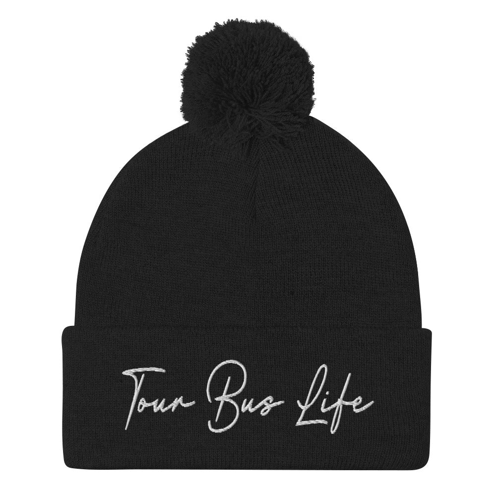 Tour Bus Life Pom-Pom Beanie